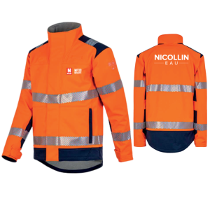 SOFTSHELL MULTIRISQUE PHENIX T2S ORANGE  + LOGOS...