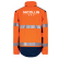 SOFTSHELL MULTIRISQUE PHENIX T2S ORANGE  + LOGOS BRODERIES NON FEU DOS ET COEUR