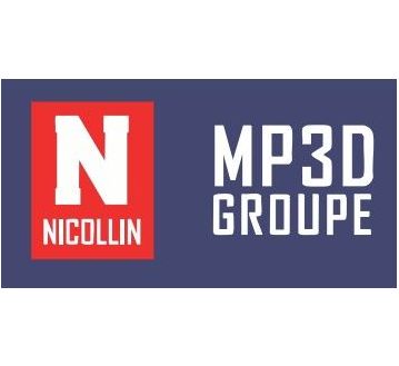 BRODERIE COEUR BLANC NON FEU NICOLLIN - MP3D GROUPE