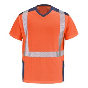 TEE-SHIRT ORANGE MANCHES COURTES GHARBI LAFONT + LOGOS... 2