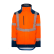 VESTE PLUIE ORANGE EVEREST T2S + LOGOS TRANSFERTS DOS ET COEUR