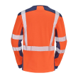 TEE-SHIRT HAUTE VISIBILITE MANCHES LONGUES CHERGUI 9T85 - CEPOVETT