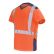 TEE-SHIRT HV ORANGE/MARINE GHARBI COEUR + DOS "MP3D"