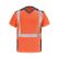 TEE-SHIRT HV ORANGE/MARINE GHARBI COEUR + DOS "MP3D"