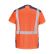 TEE-SHIRT HV ORANGE/MARINE GHARBI COEUR + DOS "MP3D"