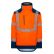 VESTE PLUIE HV ORANGE EVEREST COEUR + DOS "MP3D"