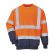 SWEAT HV B306 ORANGE/MARINE COEUR + DOS "MP3D"